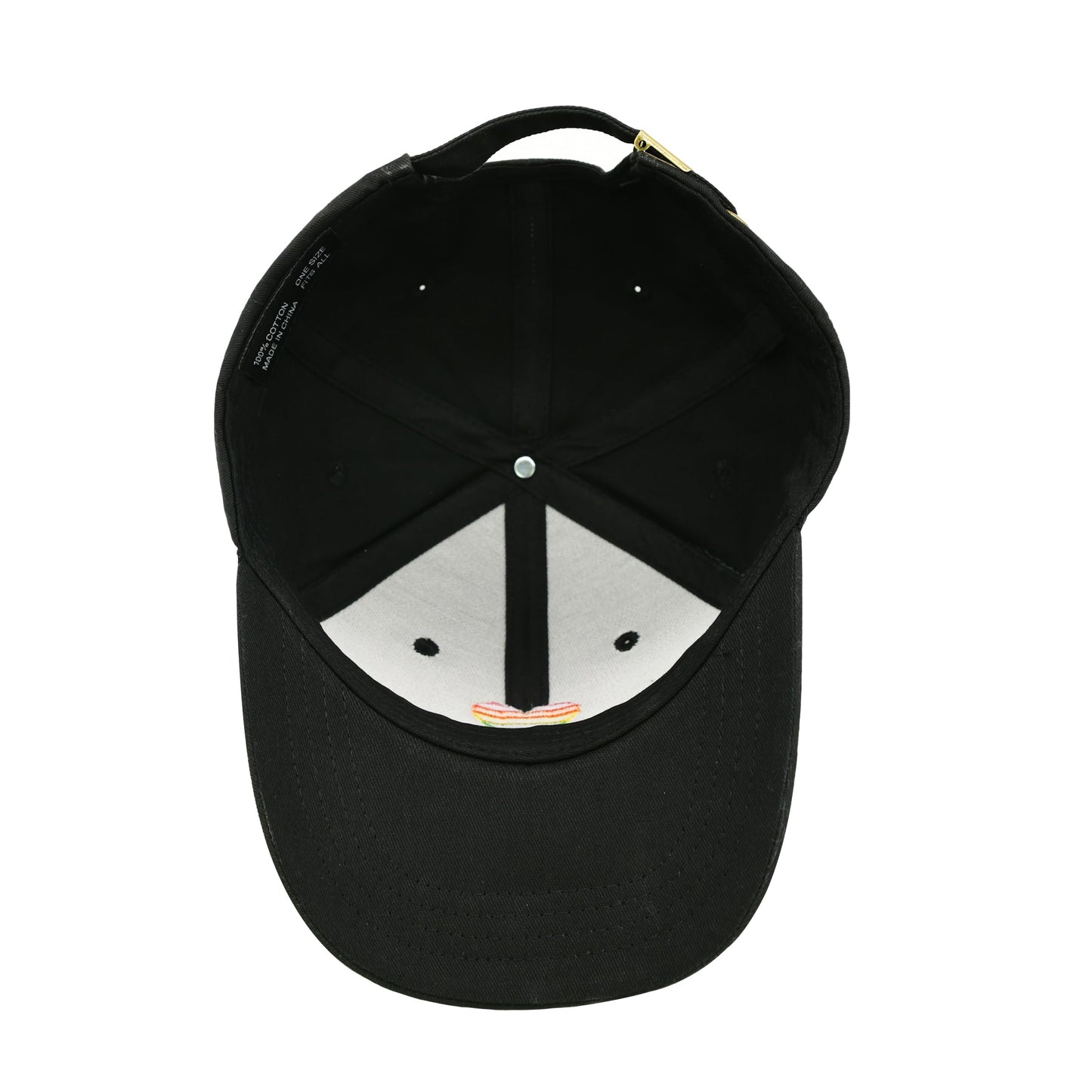 LGBT Pride Baseball Hat, Embroidered Rainbow Heart Hat, Adjustable Gay Lesbian Love Cap for Men Women