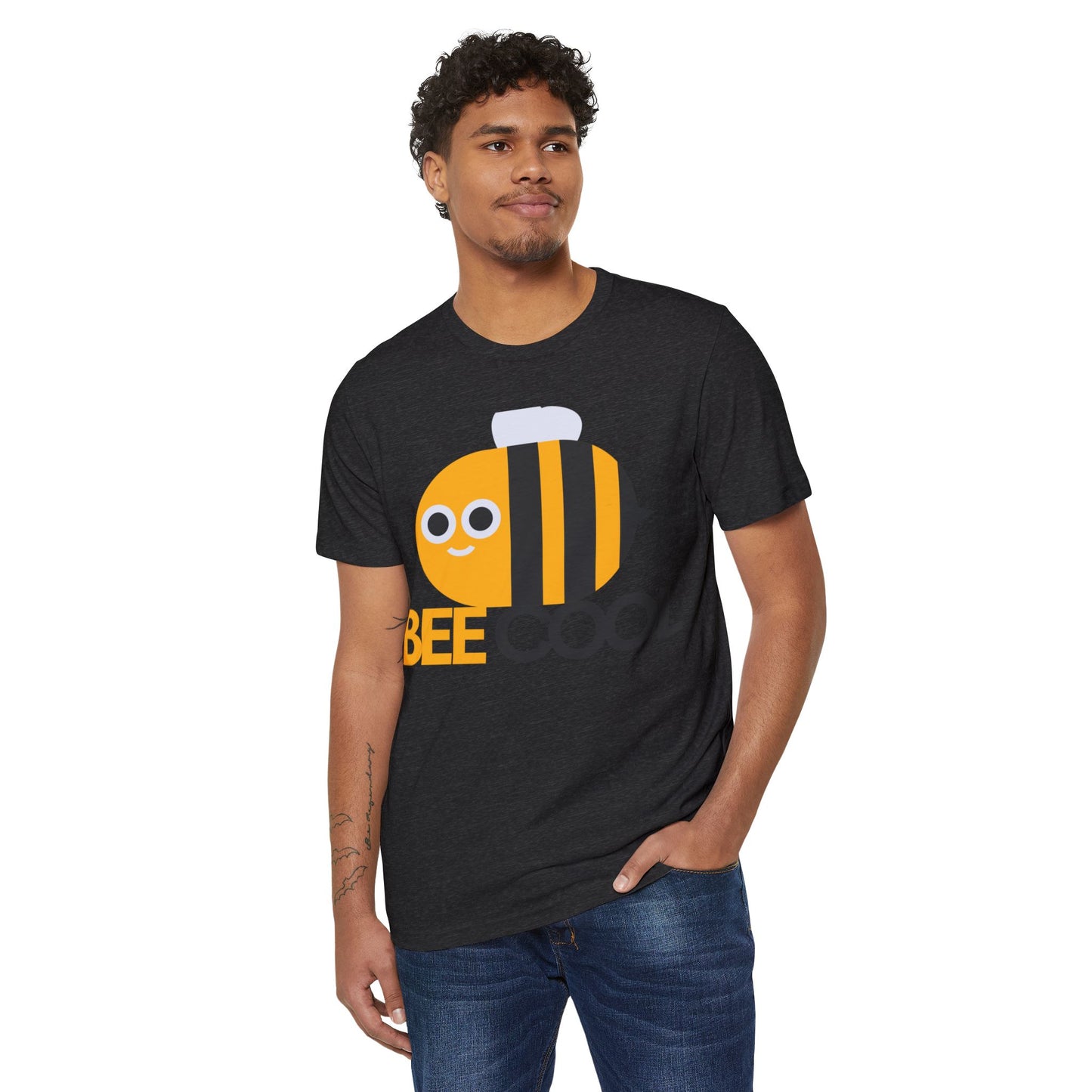 Bee Cool Unisex Organic T-Shirt - Eco-Friendly, Fun Design for Bee Lovers