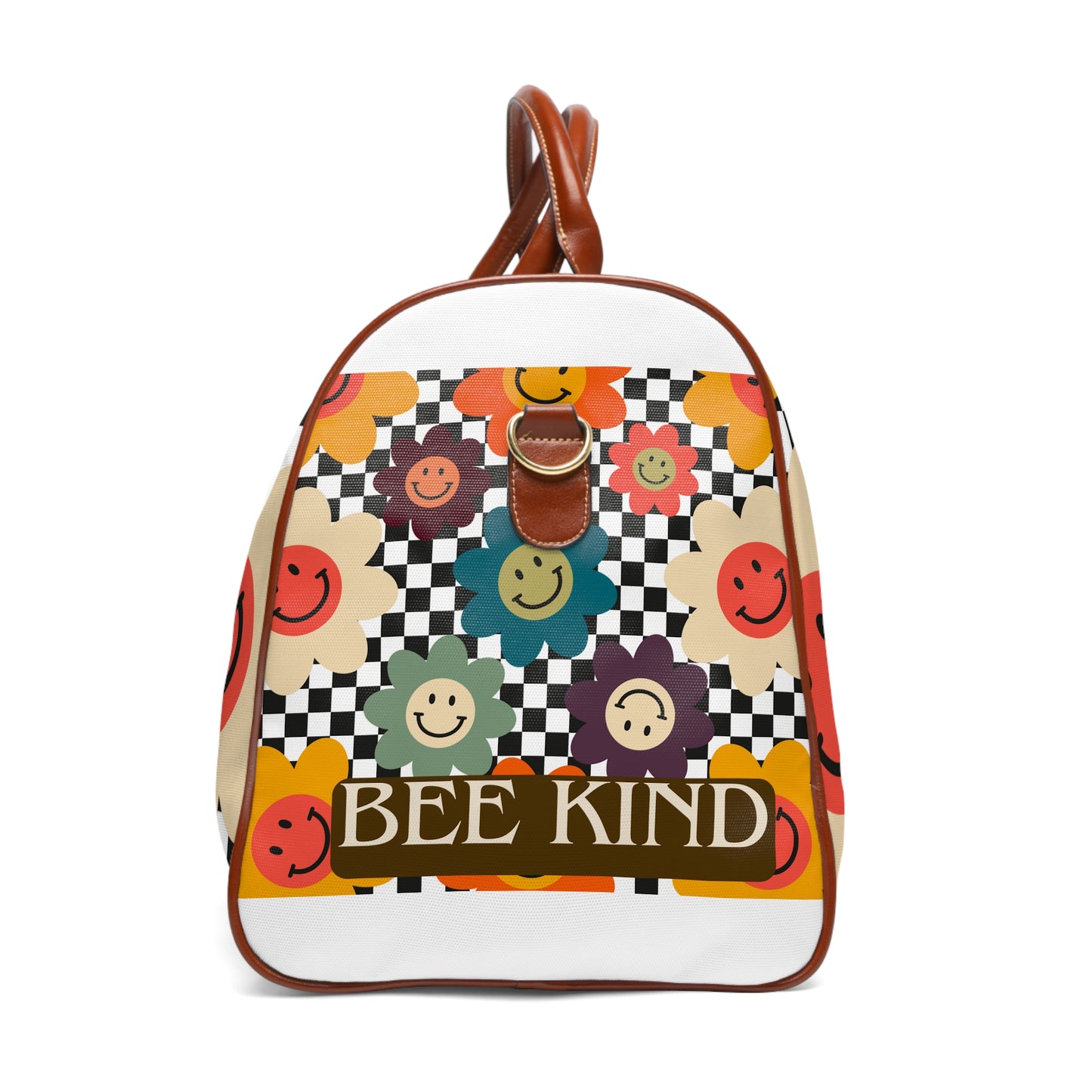 Colorful Floral Waterproof Travel Bag - Perfect for Weekend Getaways & Festivals