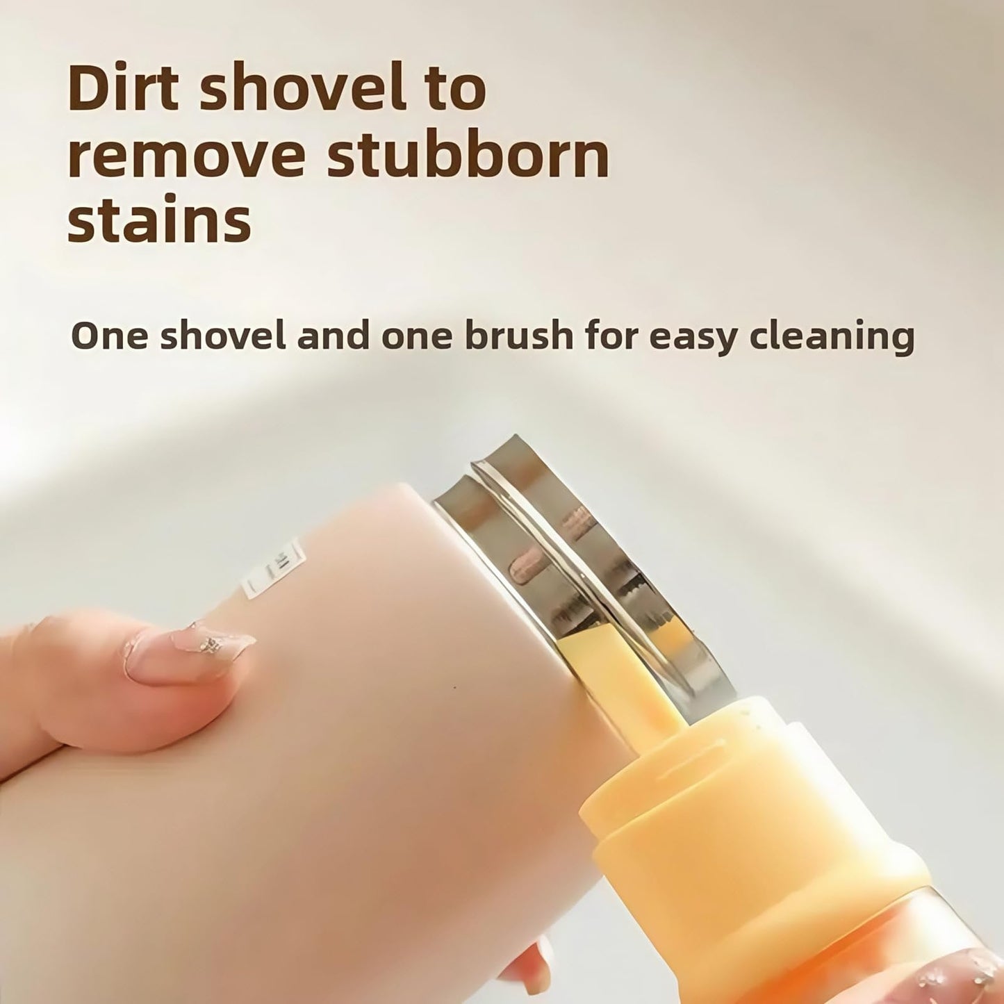 3 in 1 Cup Lid Cleaning Brush, 2024 Multifunctional Crevice Portable Cup Lid Cleaning Brush for Bottle Gap Tight Spaces Cup (A-Blue)