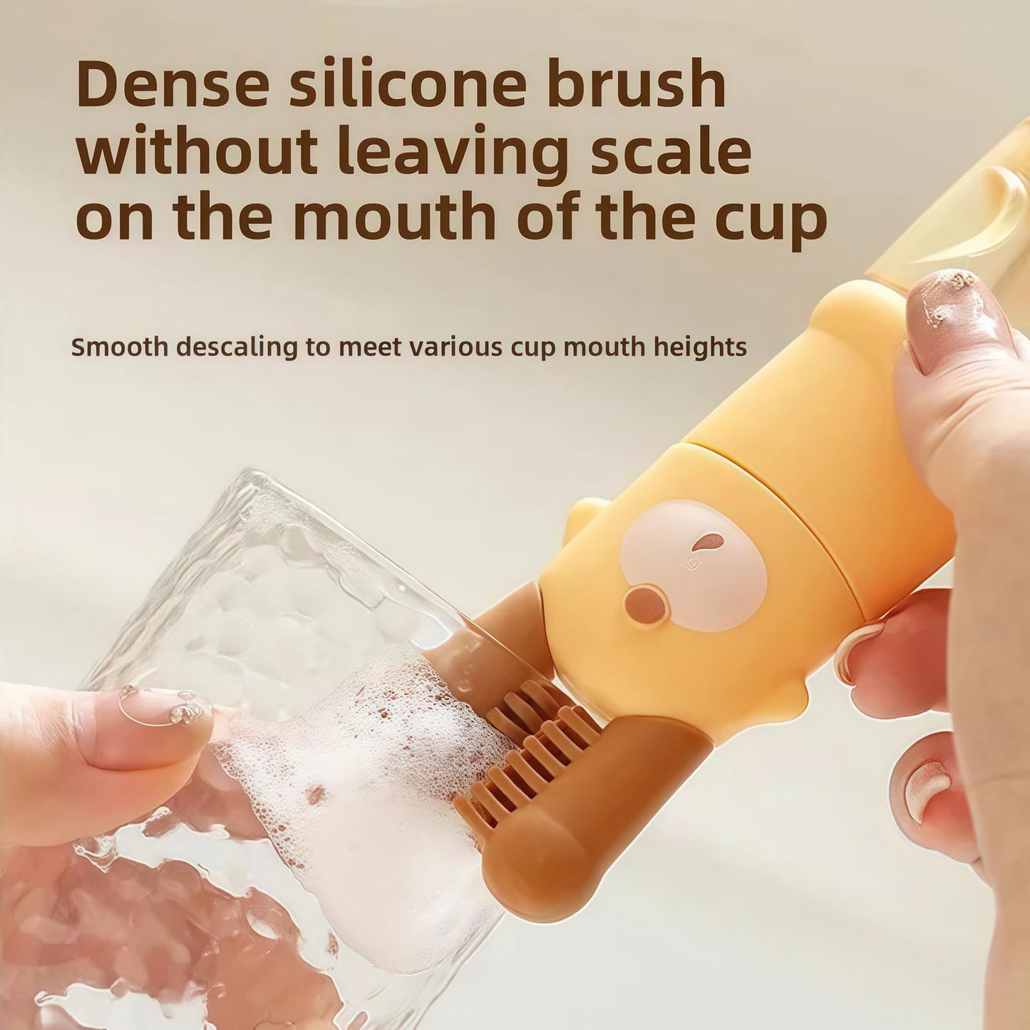 3 in 1 Cup Lid Cleaning Brush, 2024 Multifunctional Crevice Portable Cup Lid Cleaning Brush for Bottle Gap Tight Spaces Cup (A-Blue)